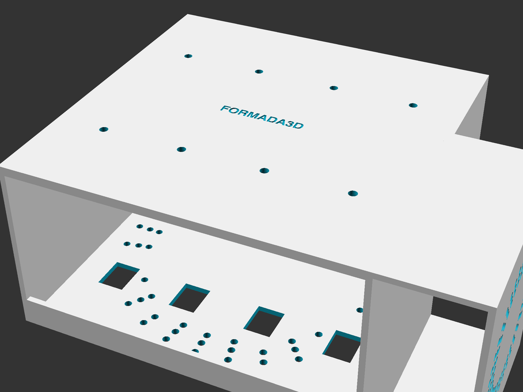 Combo mount rendered in a deep ocean colour variant