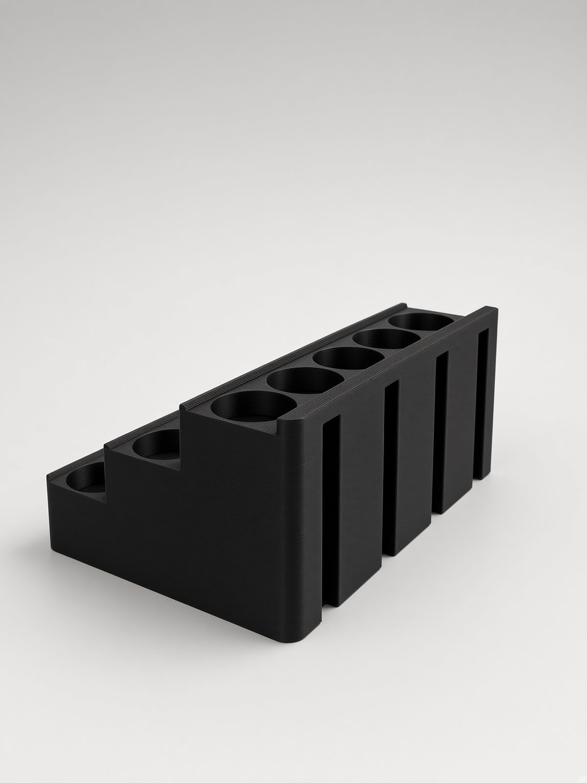 Side angle showing dovetail key channels