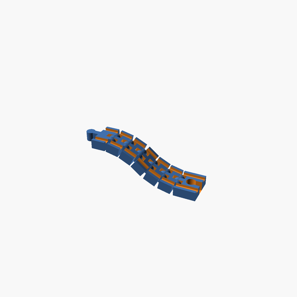 Flexible train track for wooden railway — bendable ramp track, 3D printed by Formada3D