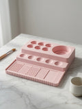 Painting Tray Medium | Miniature Painting Station | Water Bay, Wells & Drybrush Pad