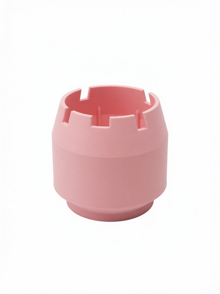 Water Pot Medium | Brush Rinse Cup with Agitator & Brush Rest | For Painting Station