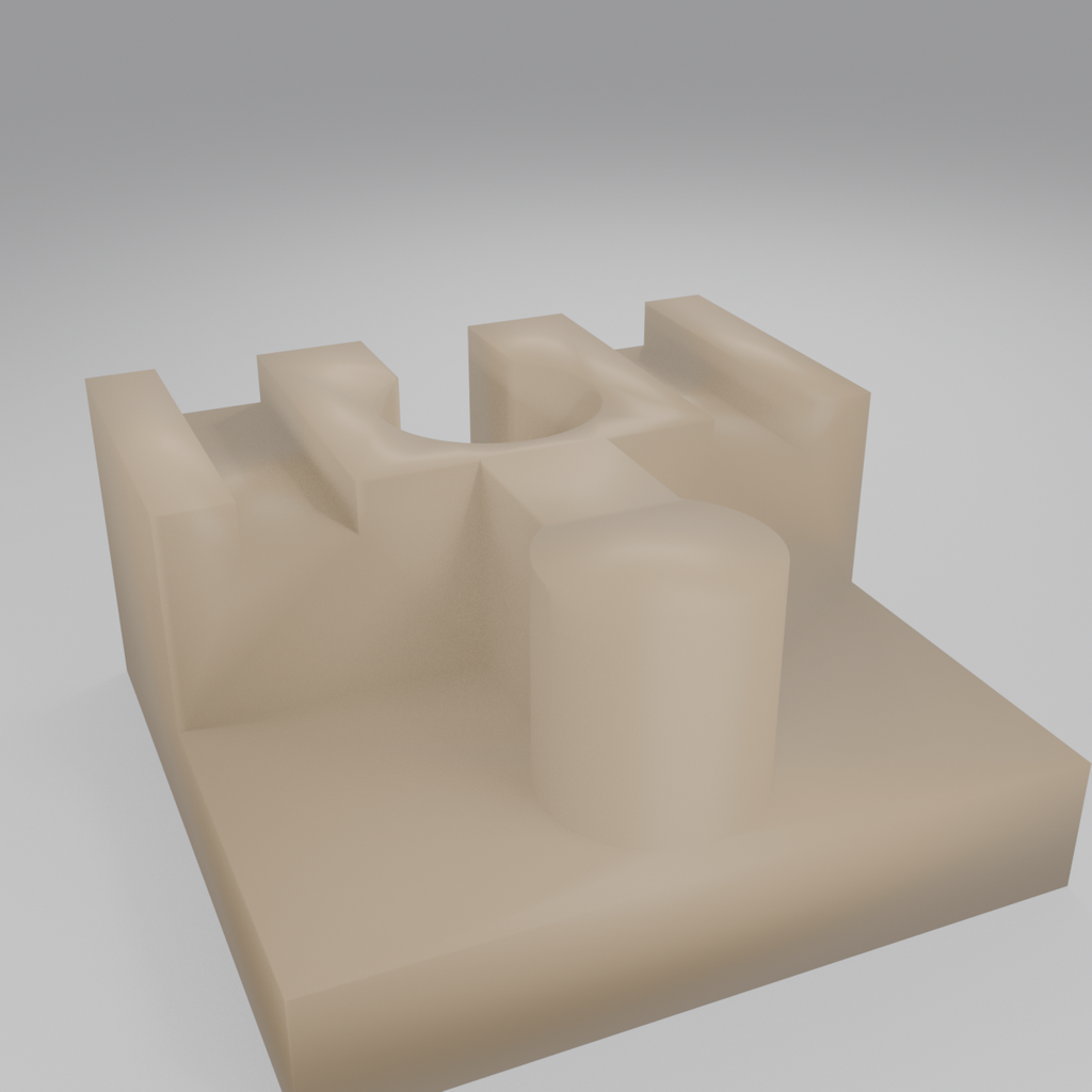 Junction bridge block style adapter for bridging wooden track across DUPLO bricks