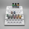 Paint Rack 44 loaded with Citadel pots — combo base unit
