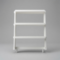 Paint rack riser display stand, front view