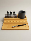 Painting Tray Pro | All-In-One Miniature Painting Station | Water Bay, 7 Wells, Mixing Dishes & Drybrush Lab