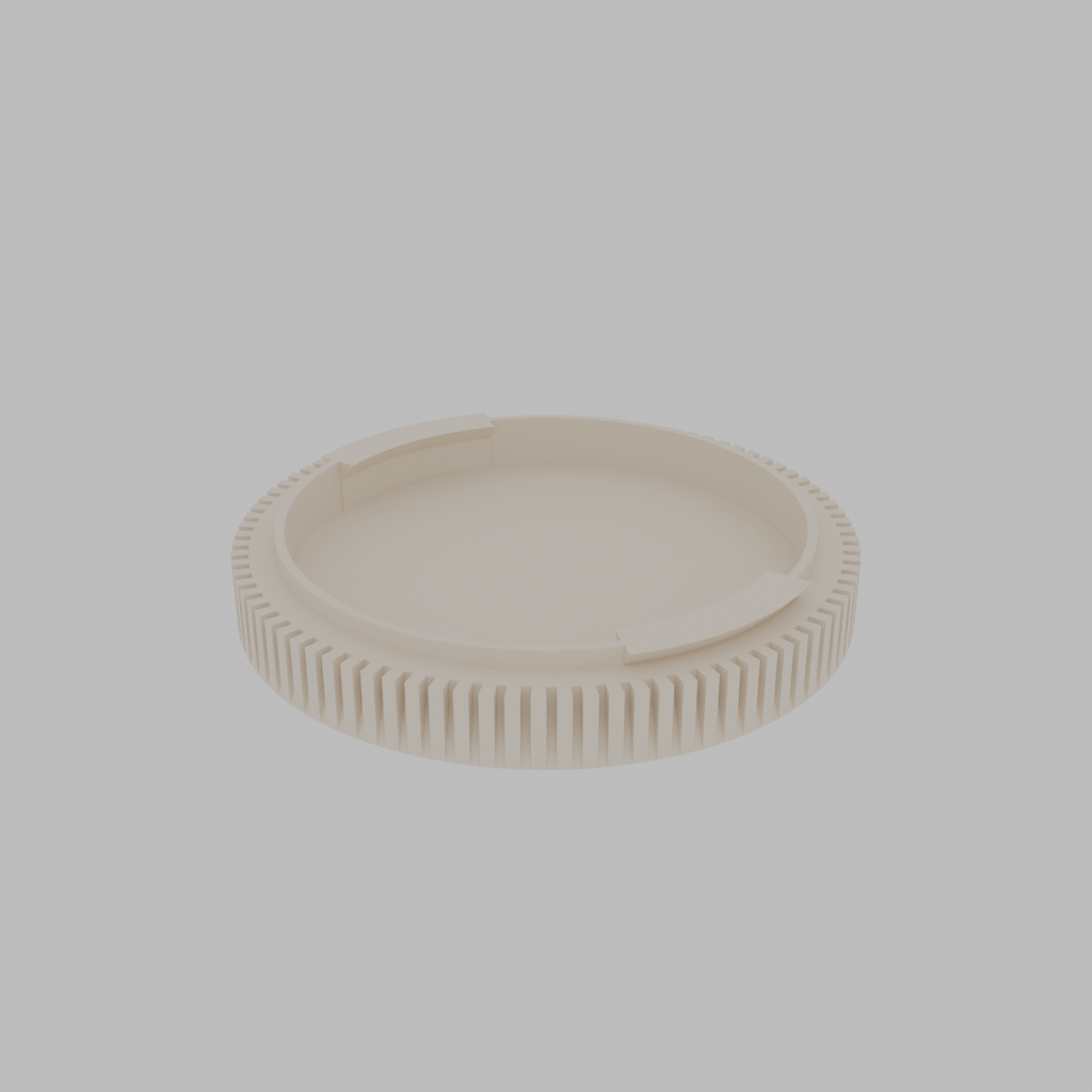 Custom 3D printed drip tray in beige