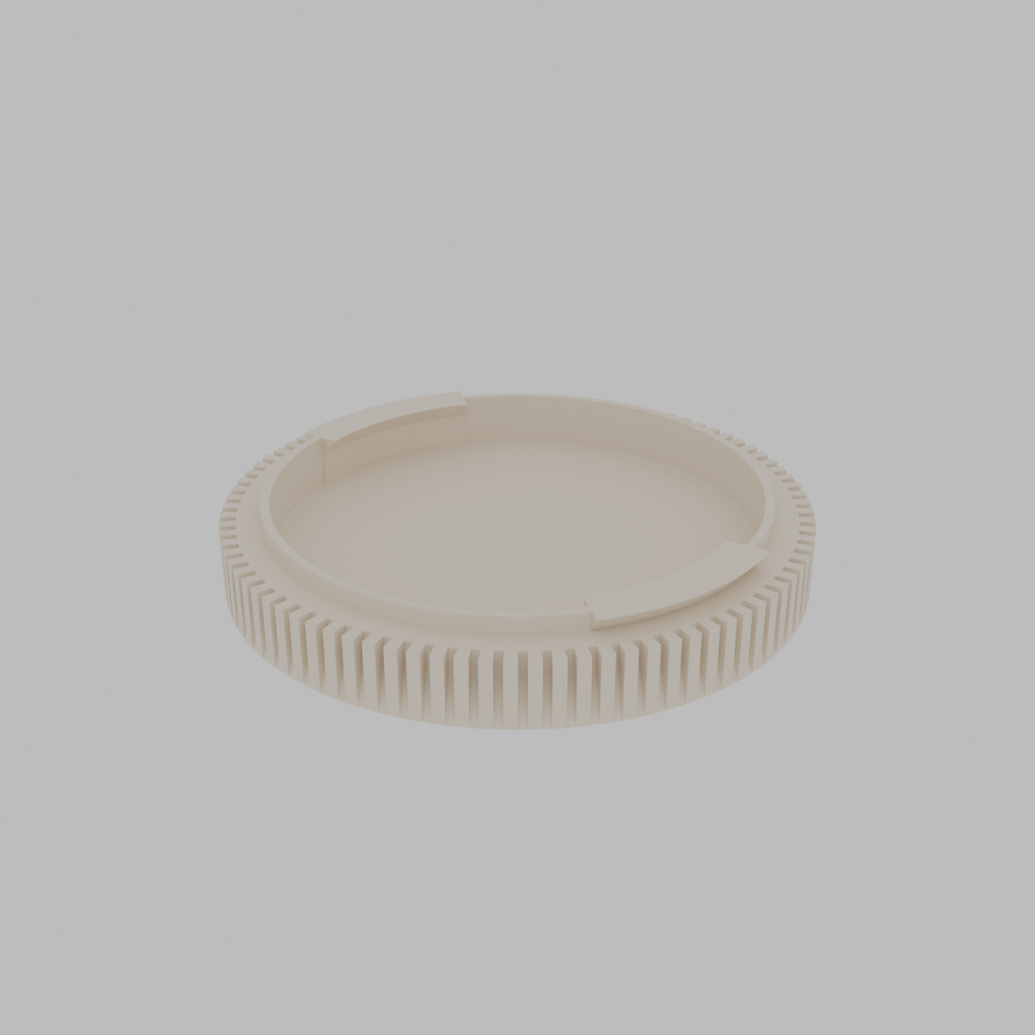 Custom 3D printed drip tray in beige