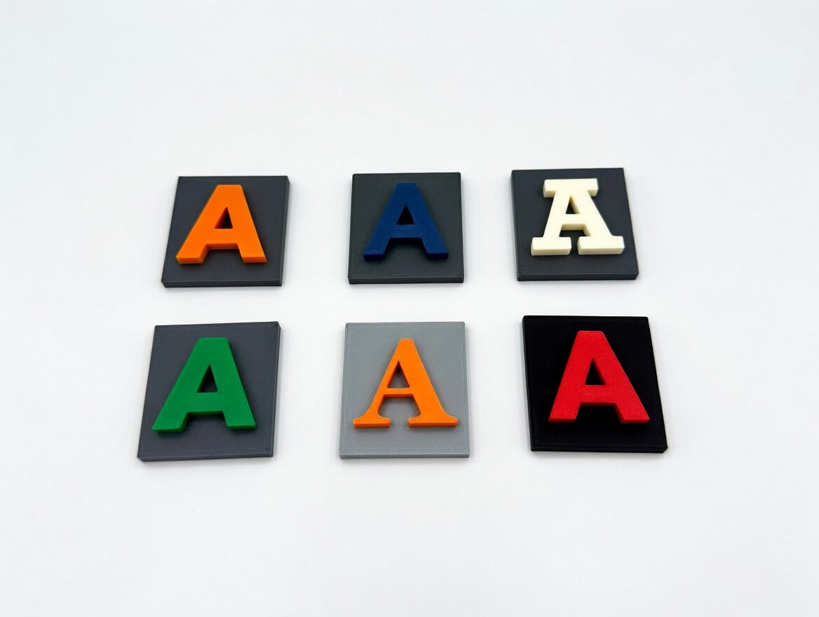 Shadow Letters — STL Files (All 24 Fonts, Two-Colour)