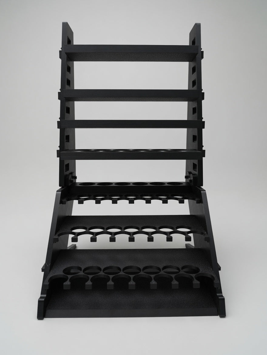 Formada3D Straight Tower with Riser Gallery, matte black, studio hero front view