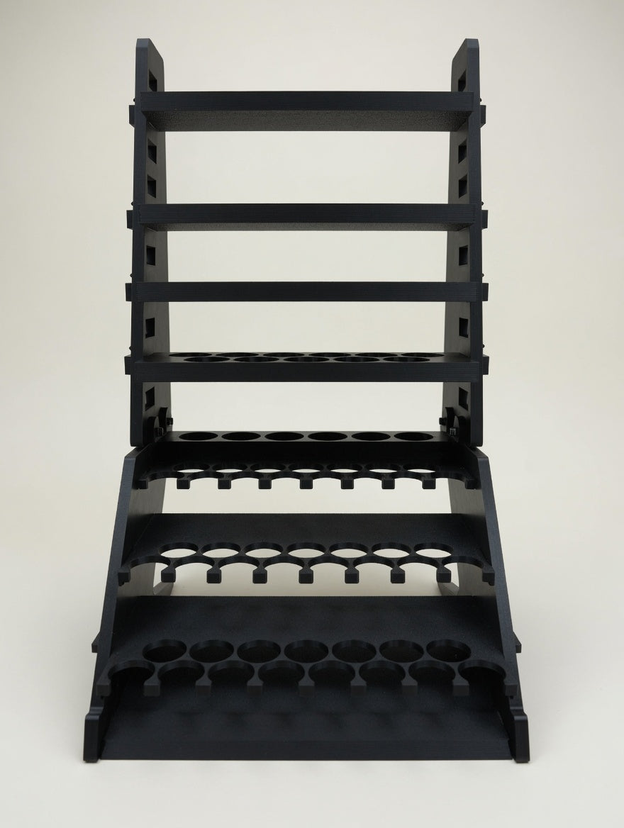 Formada3D Straight Tower with Riser Gallery, matte black, studio add-on parts overview