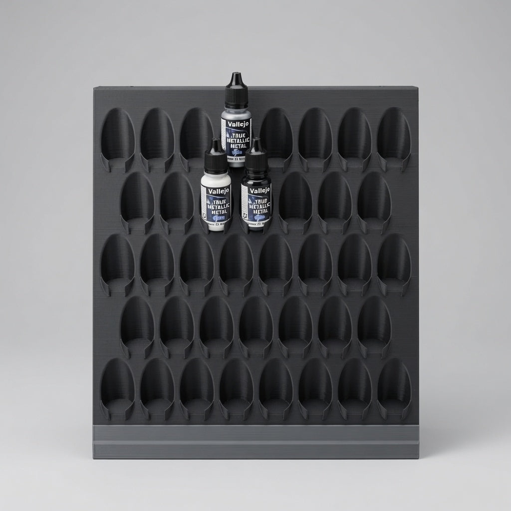 The wall rack component with bottles seated