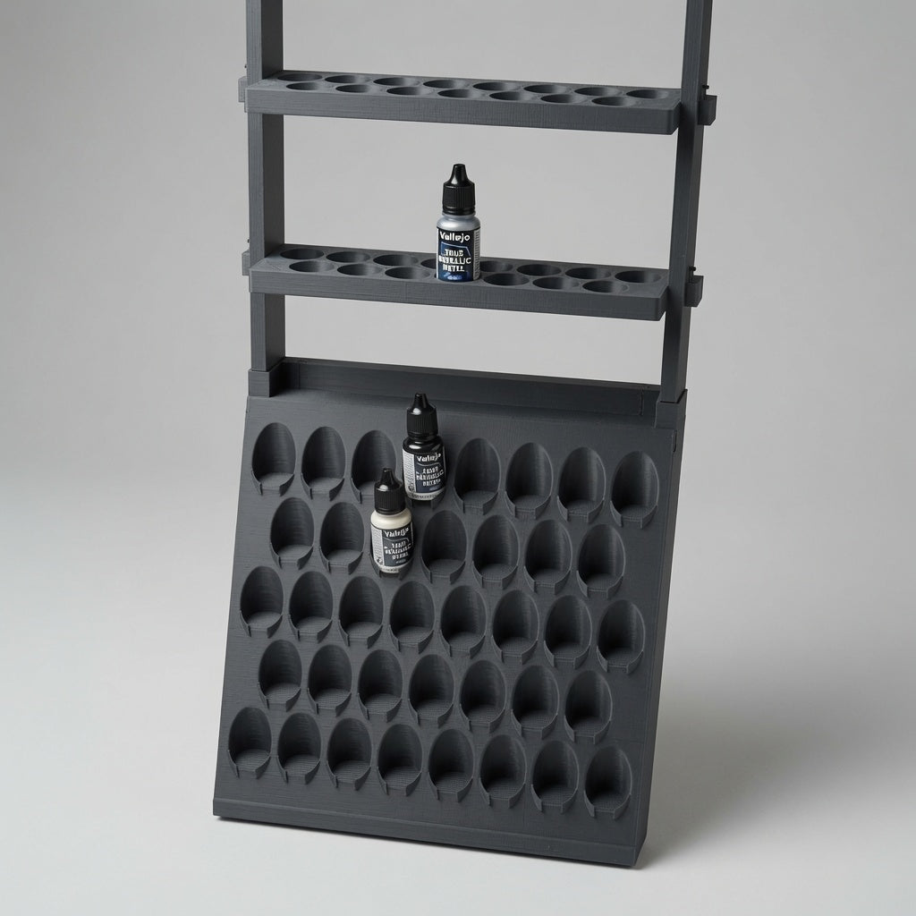 Wall rack combo: rack + riser gallery with 76-bottle capacity